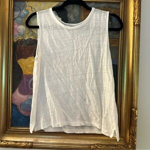 J Crew Linen Tank Top